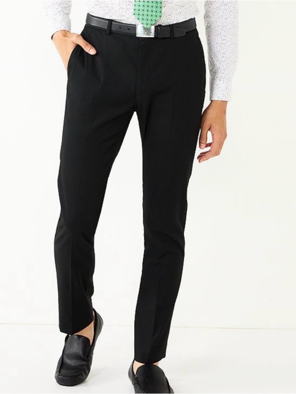 Apt. 9 Men's Black Slim Fit Dress Pants